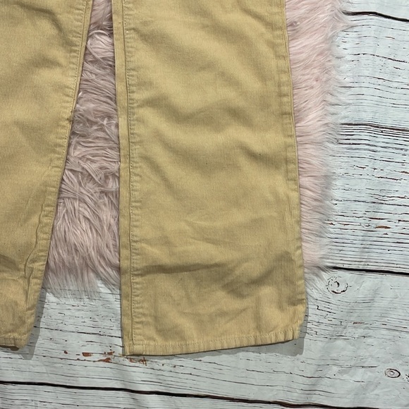 NWT Re/done 70's Ultra High Rise Birch Corduroy Wide Leg Pants - Picture 8 of 12
